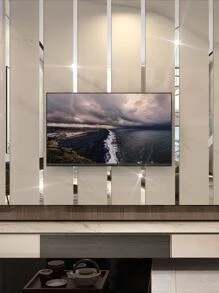 10 piezas Pegatinas de espejo decorativo con líneas largas reflectantes de acrílico, calcomanías de arte 3D autoadhesivas para decorar paredes de sala de estar, baño, oficina en casa, decoración de primavera para refrescar tu hogar, pegatinas de decoración de ramas, decoración de pared, calcomanías de vinilo para decoraciones del hogar - Plateado - Ver 9