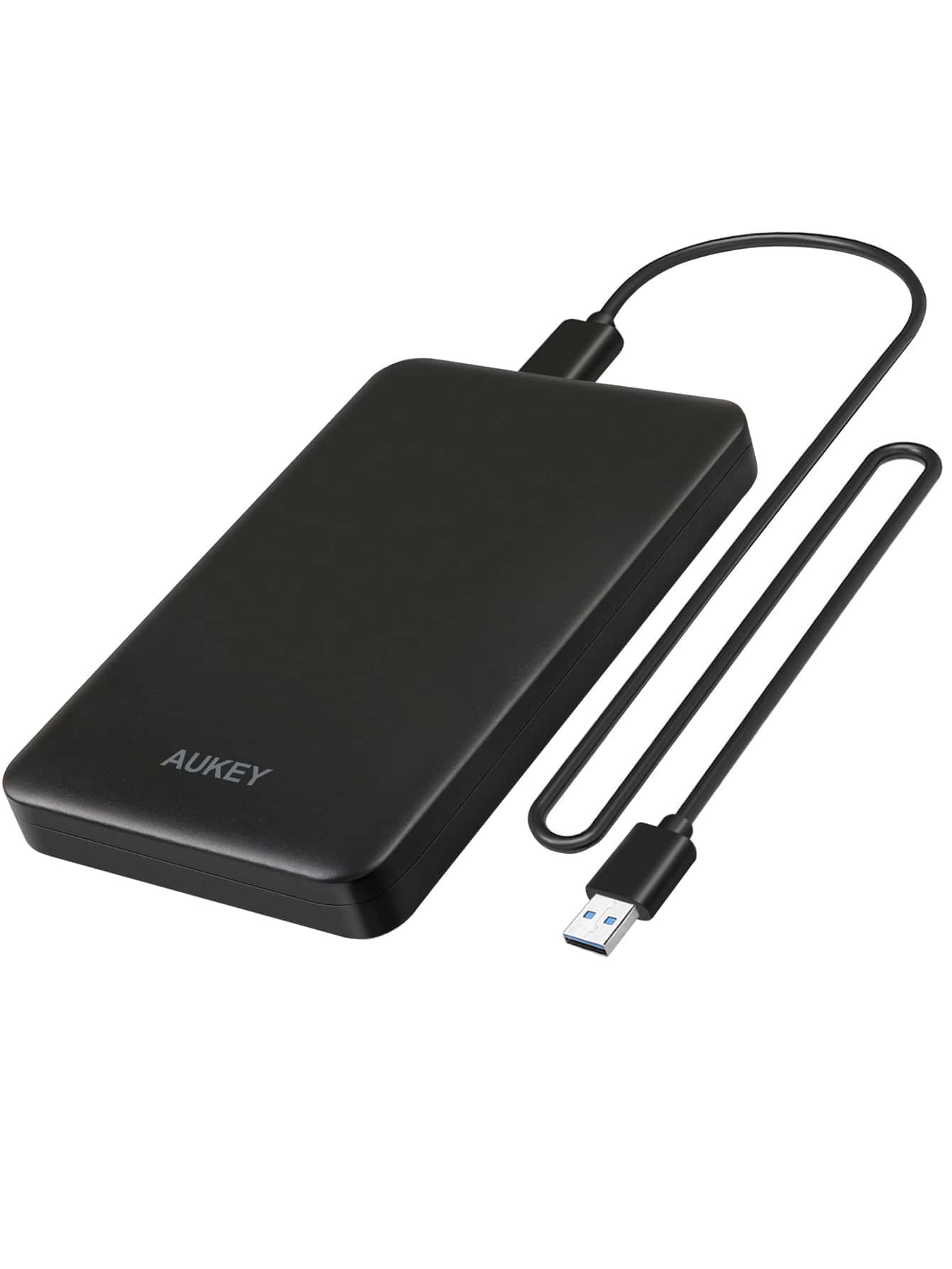 AUKEY 2.5 Inch SATA to USB 3.0 External Hard Drive Enclosure - Black - View 1