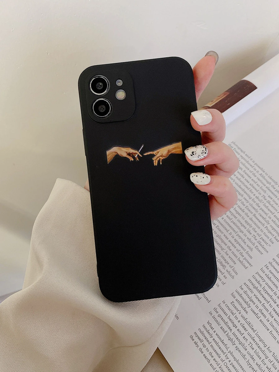 Hand Pattern Phone Case - Multicolor - View 1