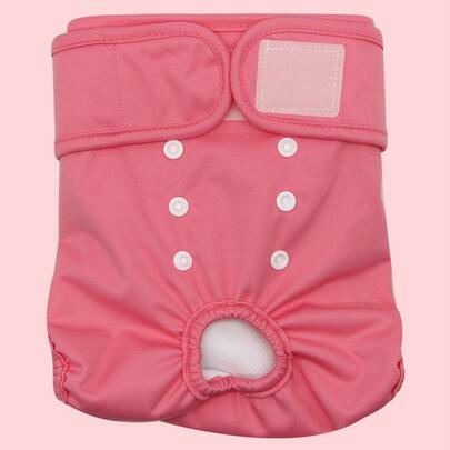 1pc Solid Color Pet Sanitary Pants For Small Medium Dogs