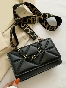 Không thấm nước, nhẹ, túi vuông trang trí dây chuyền nhỏ dành cho doanh nhân dành cho nữ tuổi teen Sinh viên đại học, tân binh và công nhân cổ trắng Hoàn hảo cho văn phòng, đại học, công việc, kinh doanh, đi làm, ngoài trời, du lịch, đi chơi - màu đen - Xem 2