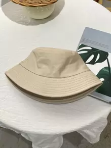 DAZY Sombrero cubo con diseño de puntada - Beis - Ver 7