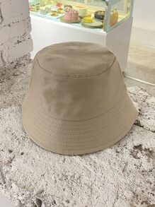 DAZY Sombrero cubo con diseño de puntada - Beis - Ver 8