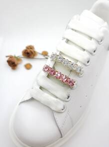 2 piezas Decoración de zapato con diseño de diamante de imitación - Multicolor - Ver 1
