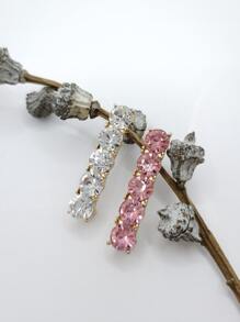 2 piezas Decoración de zapato con diseño de diamante de imitación - Multicolor - Ver 2