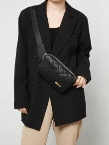 Riñonera guateado - Negro - Ver 2