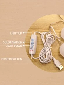 BASIC LIVING 6 Led梳妝鏡燈簾 - 彩色 - 查看 3