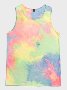 Manfinity VCAY Men Tie Dye Tank - Multicolor - View 1