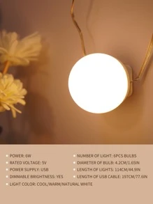 BASIC LIVING 6 Led梳妝鏡燈簾 - 彩色 - 查看 10