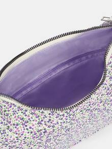 Colorblock Knot Detail Bag - Mauve Purple - View 8