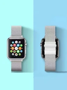不銹鋼錶帶適用於Apple Watch - 銀色 - 查看 4