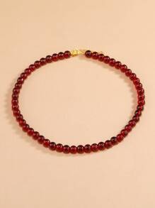 Vòng cổ trang trí bóng - Màu Đỏ Sâu - Xem 2