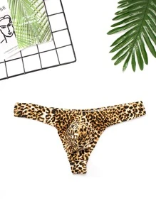 男士豹紋頂針內褲 - 彩色 - 查看 1