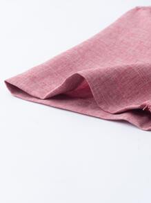 Manfinity Homme Men Button Front Shirt - Dusty Pink - View 3