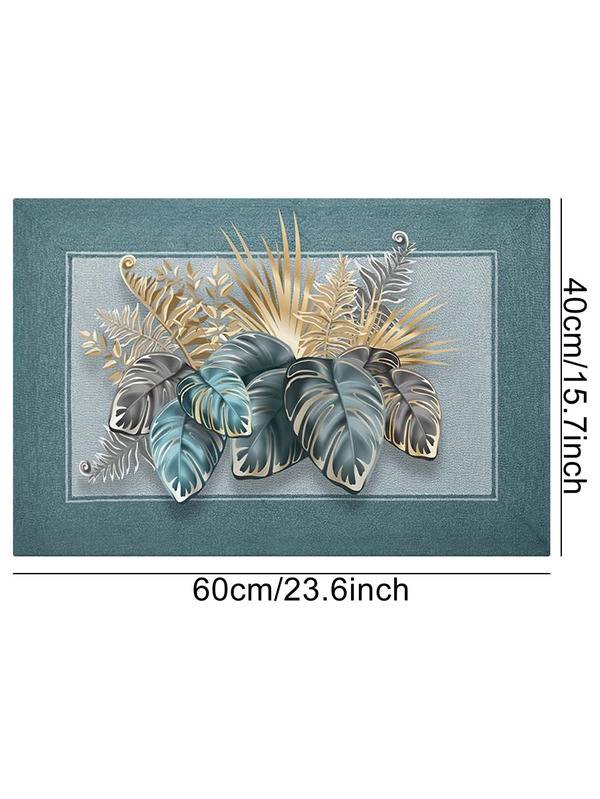 Tropical Print Door Mat SHEIN IN