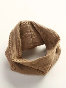 3 cái Dây buộc tóc Rộng Rắn cho Bé - màu nâu - Xem 2