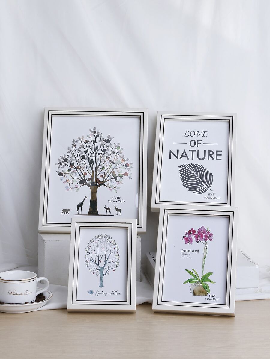 1pc Contrast Trim Photo Frame | SHEIN USA