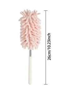 1入組車超細纖維除塵撣子帶手柄,車清潔 - 粉色 - 查看 3