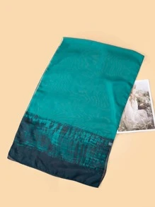 Graphic Chiffon Scarf - Multicolor - View 3