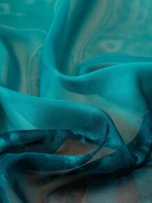 Graphic Chiffon Scarf - Multicolor - View 5