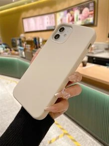 矽膠手機外殼 - 米色 - 查看 2