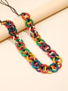 Vòng cổ trang trí vòng tròn - Nhiều màu - Xem 2