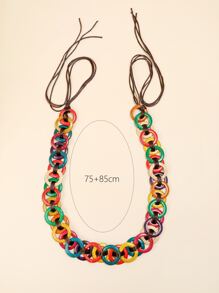 Vòng cổ trang trí vòng tròn - Nhiều màu - Xem 4