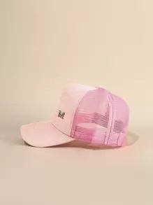 兒童字母裝飾棒球帽 - 粉色 - 查看 2