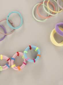 1400 cái cho bé gái mới biết đi Buộc tóc tối giản - Nhiều màu - Xem 4