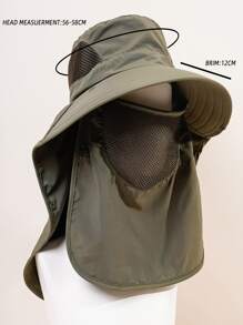 男士素色帽 - 軍綠色 - 查看 4