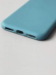 1入組素色iPhone手機殼 - 霧霾藍 - 查看 6