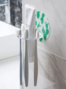 彩色牙刷架浴室收納 - 彩色 - 查看 3