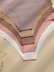 5 piezas Bragas simple simple - Multicolor - Ver 3