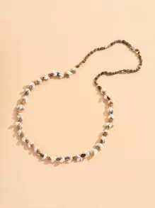 Collar con diseño de concha - Multicolor - Ver 2