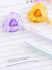 4pcs Heart Design Random Ballpoint Pen