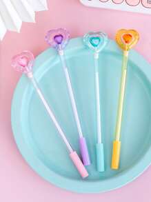 4pcs Heart Design Random Ballpoint Pen