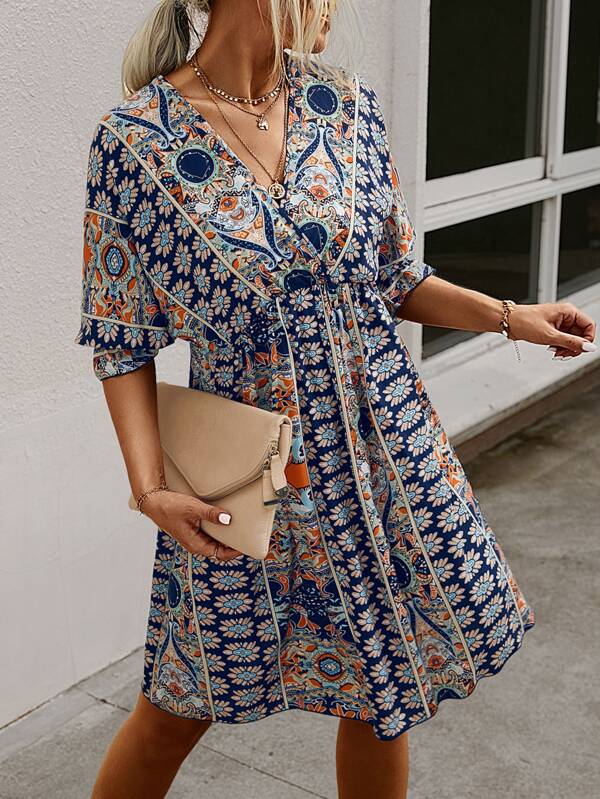 bohemian dress shein