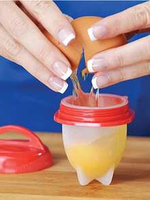 1pc Silicone Egg Boiler - Multicolor - View 1