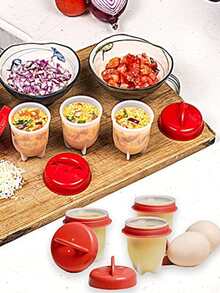 1pc Silicone Egg Boiler - Multicolor - View 2