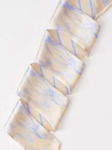 MOTF X MONET INSPIRED 12MM 100% SILK GRAPHIC SKINNY SCARF - Multicolor - View 3