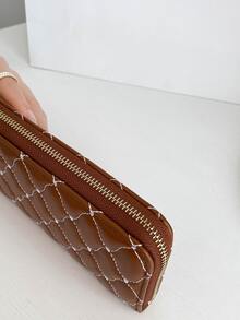 محفظة طويلة مبطن بسيطة