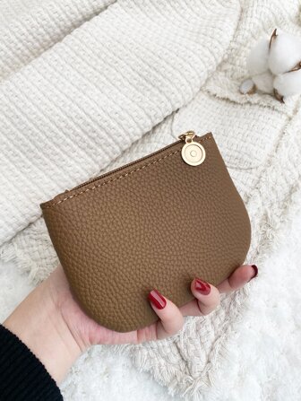 荔枝纹 轻巧时尚 周年纪念 生日礼物 礼品 白领人士 男士 女士 高品质真皮 女士钱包 迷你钱包 钱包 零钱包