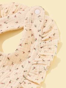 1入組嬰兒印花圍兜 - 米色 - 查看 2