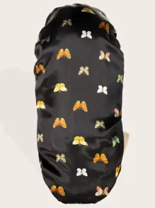 蝴蝶印花加长发帽睡眠帽 - 彩色 - 查看 1