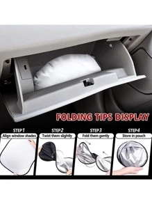 車前窗戶太陽 - 黑色 - 查看 5