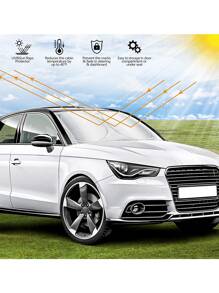 車前窗戶太陽 - 黑色 - 查看 6