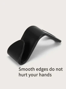 2pcs Car Seat Back Hook - Black - View 5