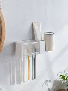 1pc Multifunction Storage Rack - White - View 6