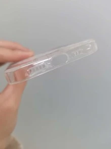 Rose Pattern Clear Phone Case - Clear - View 5