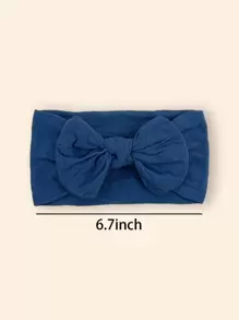 28pcs Baby Bow Decor Hair Band Love Valentine - Multicolor - View 4